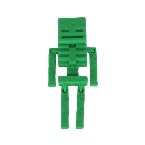 Pixel Robot Ornament Fidget Toy Mini Robot Figurine DIY Assembly Toy Robot Figure Stress Relief Toy Gift for Robot Lovers