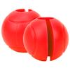 2pcs Barbell Grips Round Thick Silicone Dumbbell Adapter Balls Barbell Grip Hand Wrap BallRed