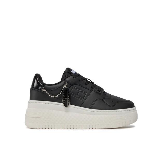 

Кроссовки Tommy Jeans Tjw Retro Basket Flatform Charm EN0EN02421 черный EU 40