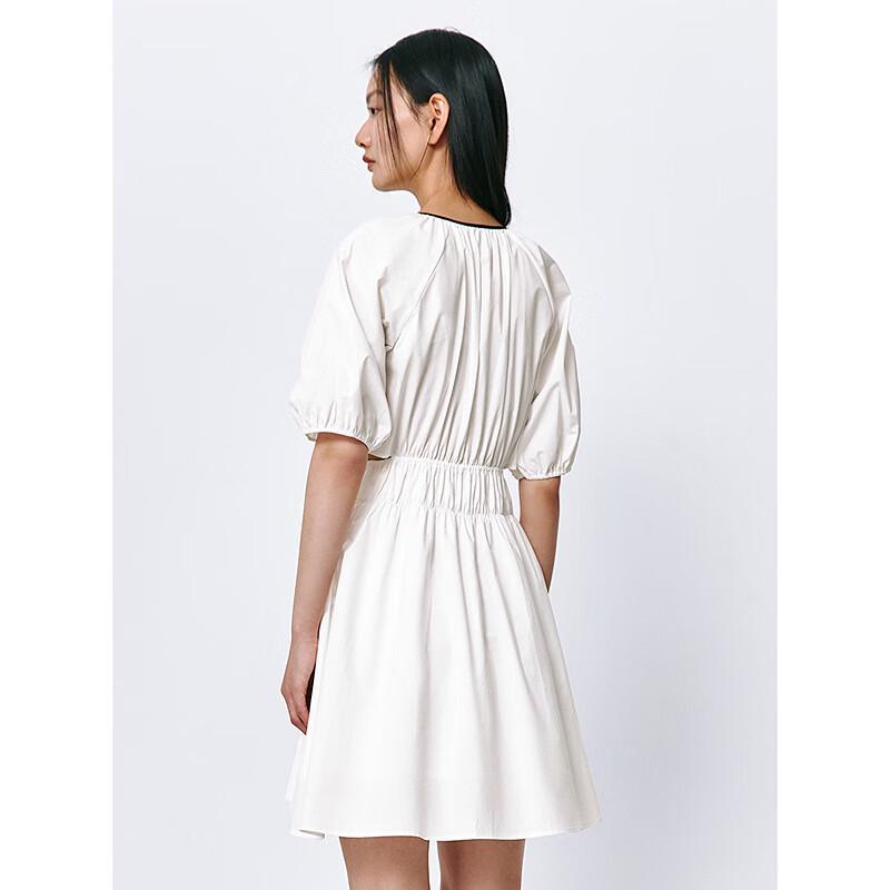 PEACEBIRD Women's Elegant Commuter Cutout A-Line Dress