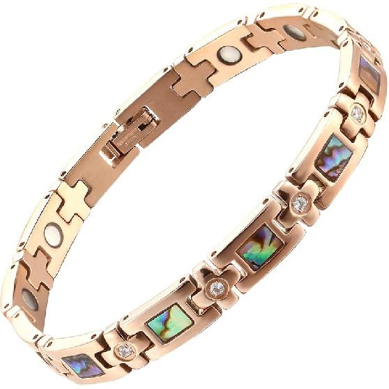 MagEnergy Magnetic Bracelet for Women, Titanium Steel Strength Magnetic Bracelet with Sizing Tool, Adjustable Jewelry Gifts