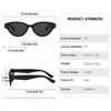 Vintage Sexy Ladies Cat Eye Sunglasses Women For Men Popular Luxury Brand Designer Sun Glasses Trend Punk Rivet Eyeglasses UV400