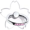 Transparent Cell Phone Ring Holder Stand 360°Degree Rotation Clear Finger Grip Kickstand Compatible iPhone Xiaomi for Phone Case