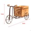 Flower Basket European Style Decoration Handmade Iron Wood Storage Box Unique Container for Wedding