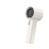 Handheld Mini Turbine Fan With Usb Rechargeable Led Display For Travel And Office Use