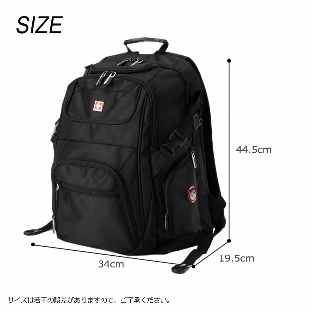SWISSWIN Business Rucksack - Großes Fassungsvermögen, Wasserabweisende Oberfläche - Reisen, Pendeln, Outdoor - SW9225