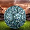 Marine Life Glass Round Football Size 5 Adult Ball Suitable for Training Matches and Outdoor Team.