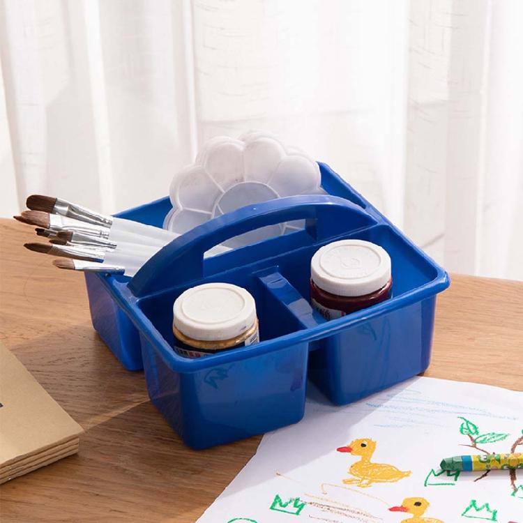 Home School Office Painting Brush Basket Multiuse Kid Arts Crafts Holder Caddies