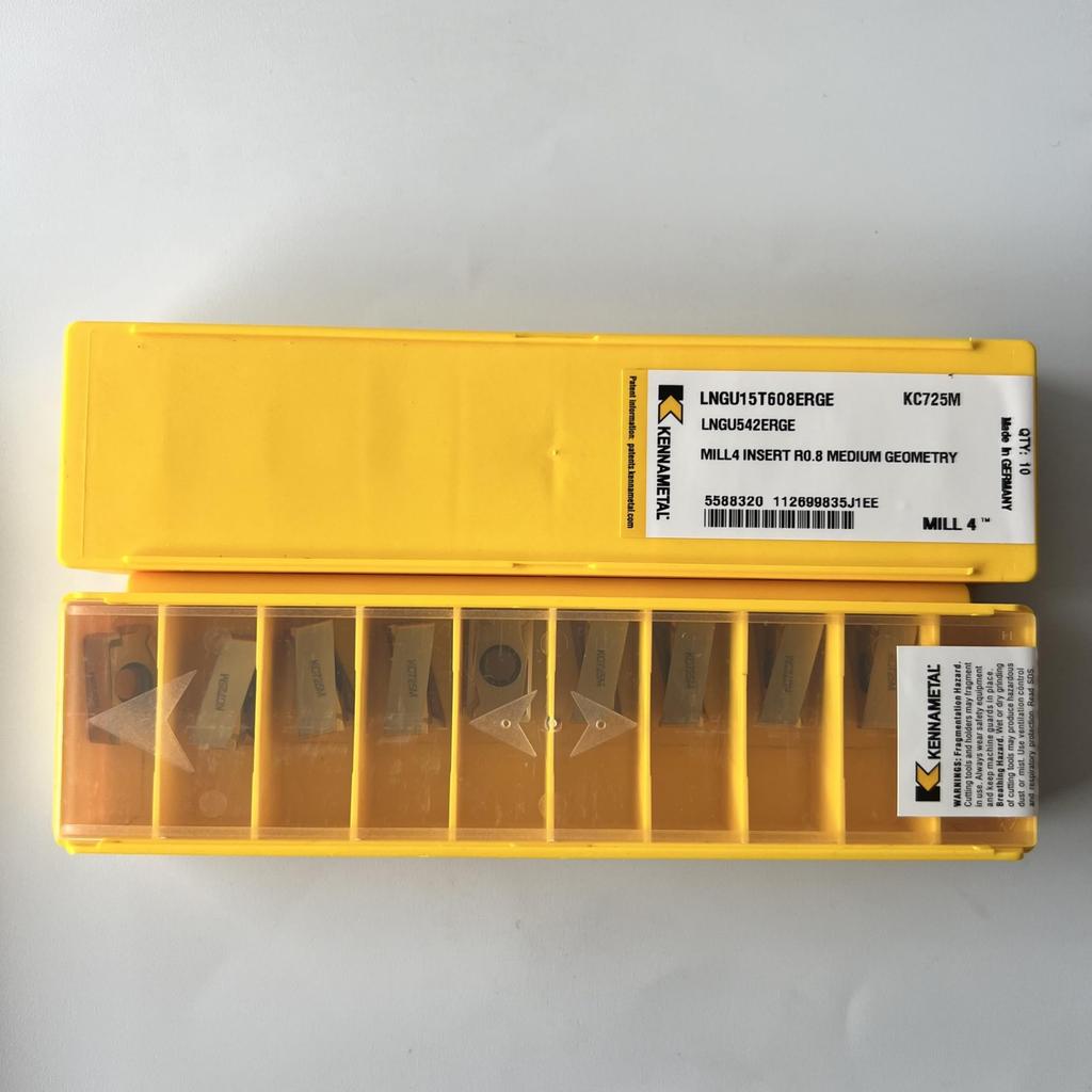 KENNAMETEL / LNGU15T608ERGE KC725M / Carbide CNC Blade 10 Pcs