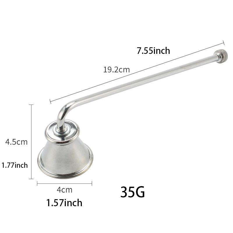 Candle Damper Candle Stainless Tool Long Handle Bell Extinguisher Accessory Wicks Out Steel Extinguish Putting Accessories