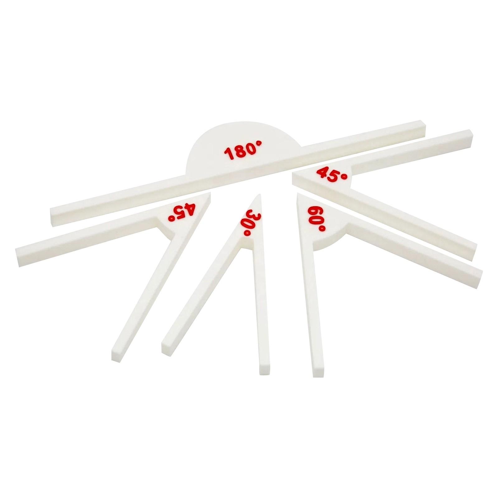 

Математические учебные пособия Инструменты для измерения углов Инструменты для демонстрации геометрических углов Пластиковые для обучения Учебные пособия для обучения углам One Size бежевый