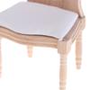 1/12 Dolls Miniature Furniture Wooden Unpainted Dining Chair For Dollhouse
