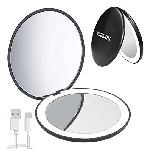 Trending Products for Women Beauty Skin Care Rechargeable Customization Makeup Tools Portable Handheld Makeup Gift Mirror