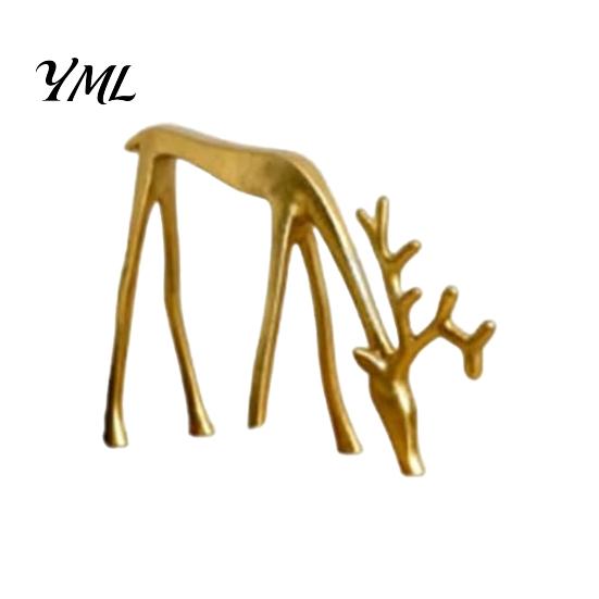 Elegante Saisonale Ornamente Weihnachts-Rentier-Statue, Kleine Hirsch-Skulptur Figur, Moderne Einzigartige Geschenke Feiertagsdekoration für Tischplatte, Kaminsims,