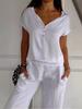 2026 Summer European & American Loose Casual Short-Sleeved Top