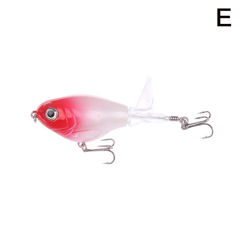 

1/5Pcs Lure Fishing Bass Pike Hard Plastic Bait 11.5G/9.5Cm Rotating Tail Bait Artificial Fishing Tackle Bait Fishing Supplies
