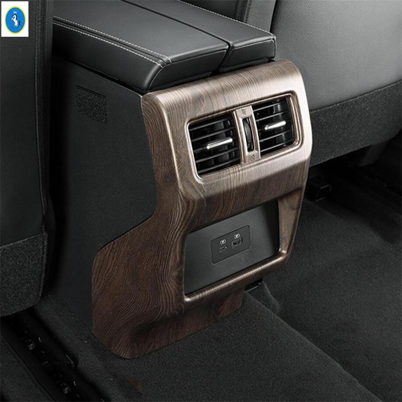 Wood Grain Interior Head Lamps / Cup Holder / Air AC Cover Trim For Nissan X-Trail X Trail / Rogue T33  - 2025 Accessories
