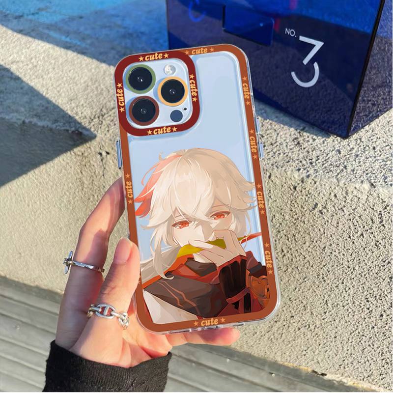 Genshin Impact Kaedehara Kazuha Phone Case for iPhone 11 12 13 Mini Pro Max 14 Pro Max Case Shell