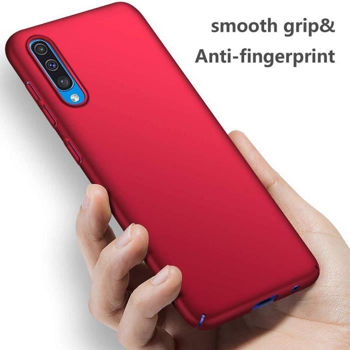 Coque de protection - Samsung - Galaxy A50 - Silicone ultra-mince - Rouge - Souple