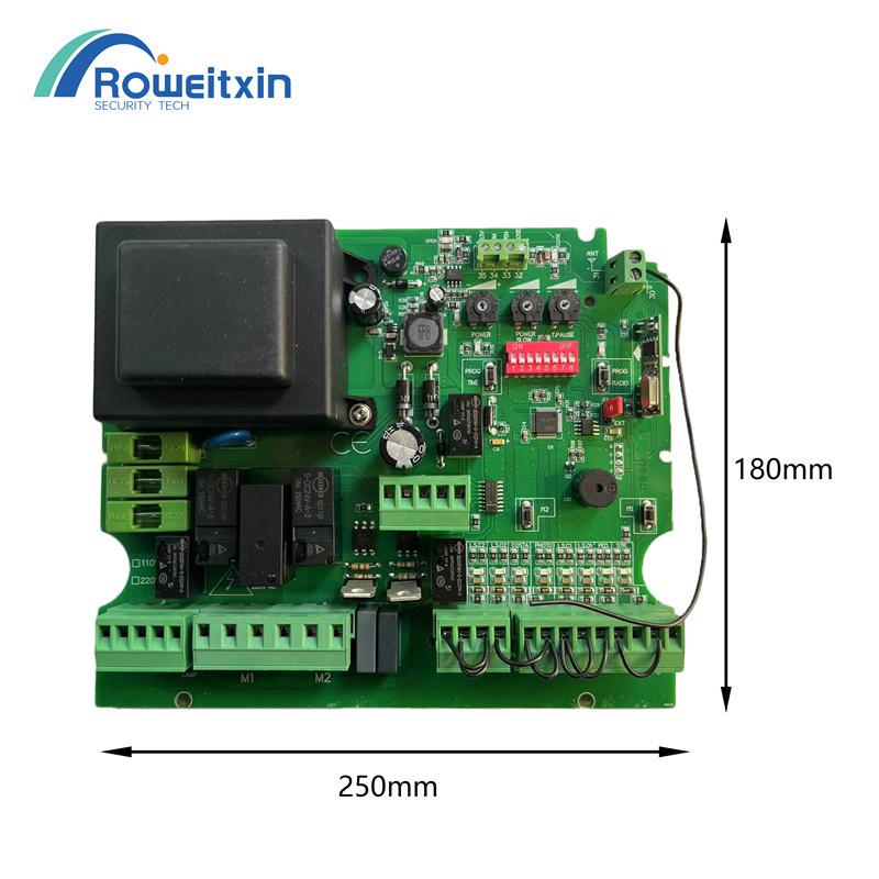 Schwing-/Schiebetor Platine 220V AC 433 MHz NC-Modell für Doppeltor-Schwing-/Schiebetor-Motor Platine