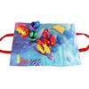 Montessori Fishing Toy for Toddlers Soft Fabric Play Mat with Fish & Stacking Buckets Early Learning Educational Game for Babies 1-3 Years Old