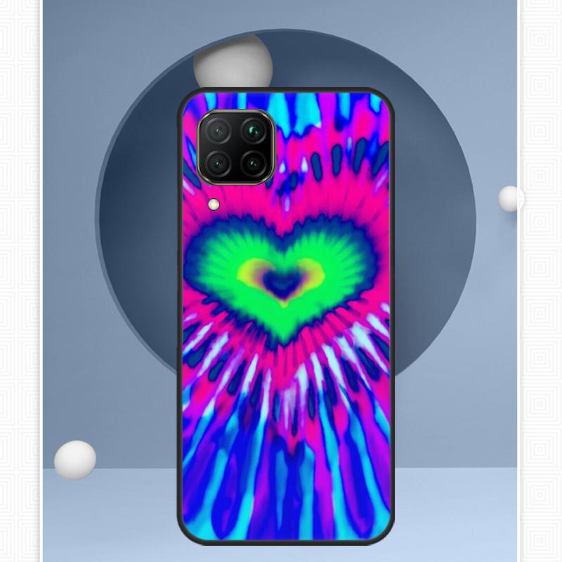 Heart Tie Dye For Huawei P30 P60 Pro P20 P40 Lite Nova 9 10 SE 12s 12i 11i 8i Y91 Y60 Y70 Y72 Y90 Y61 Case