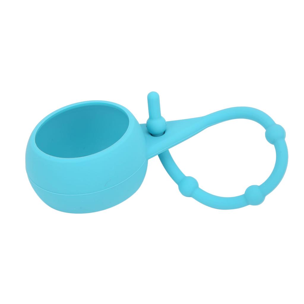 Silicone Golf Ball Holder Soft Protective Cover Portable Golf Ball Waist Keyring Backapack HolderLight Blue