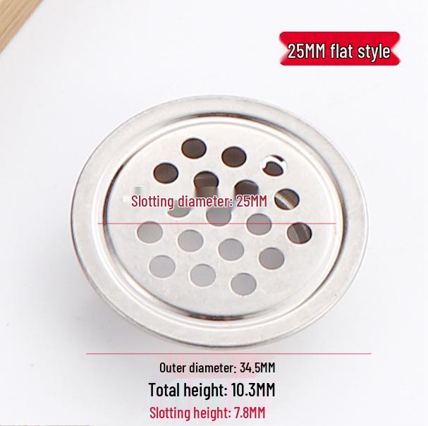 

Круглая вентиляционная сетка из нержавеющей стали для шкафов и гардеробов