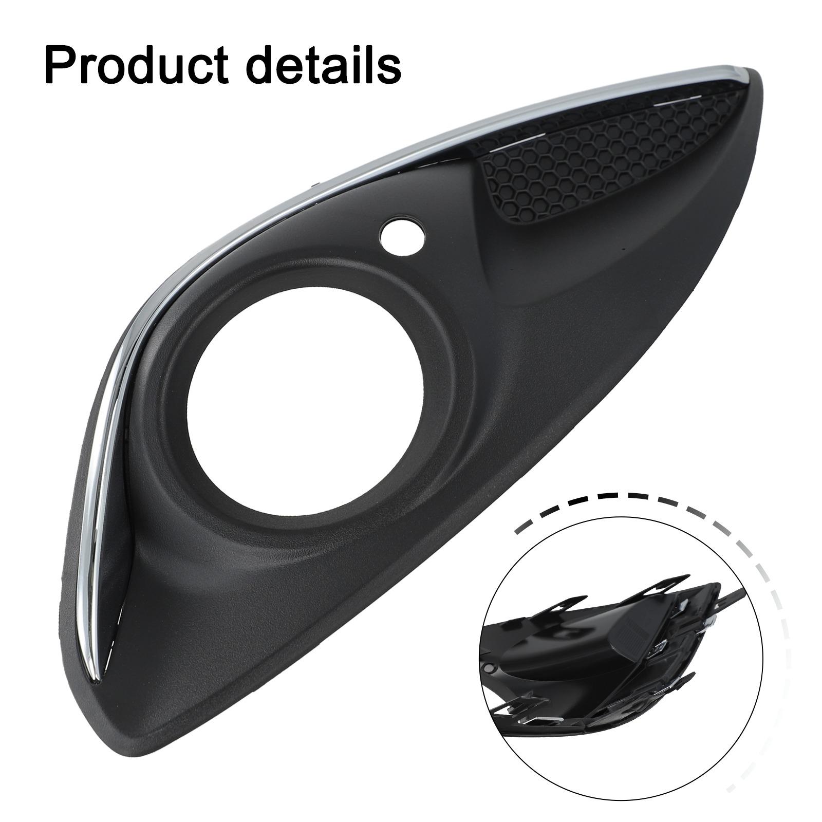 Рамка противотуманной фары автомобиля Решетка противотуманной фары Крышка Автомобильная Замена Прямая установка Изготовлена из АБС-материала Совместима с OEM China Mainland