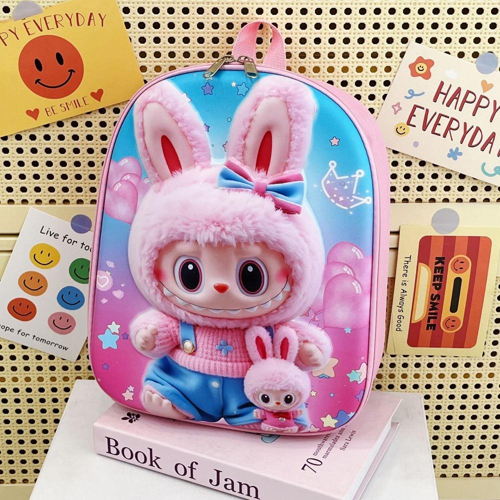 Cute Cartoon Boys and Girls Backpack Kindergarten Bag Outdoor Hard Shell Small Bag