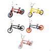 Bicycle Model Vehicles Model, Mini Road Toys, Office Home Office, Miniature Figurines,