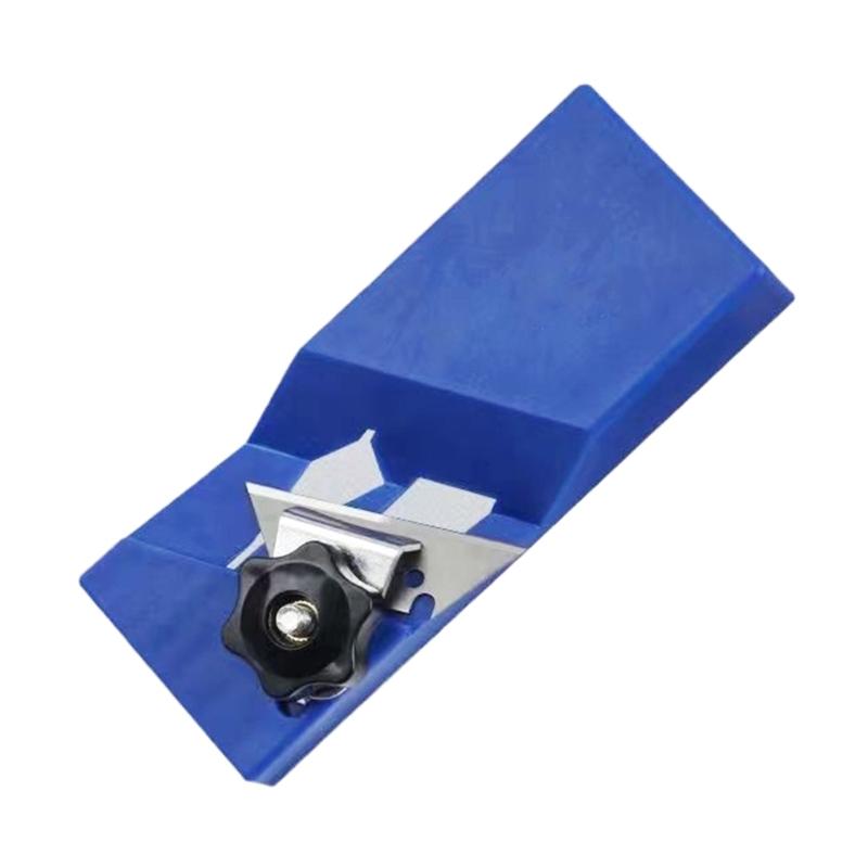 

Инструмент для снятия фаски V-типа с гипсокартона для ремонта дома и DIY-проектов с лезвием SK5 и эргономичным дизайном, легко носить синий