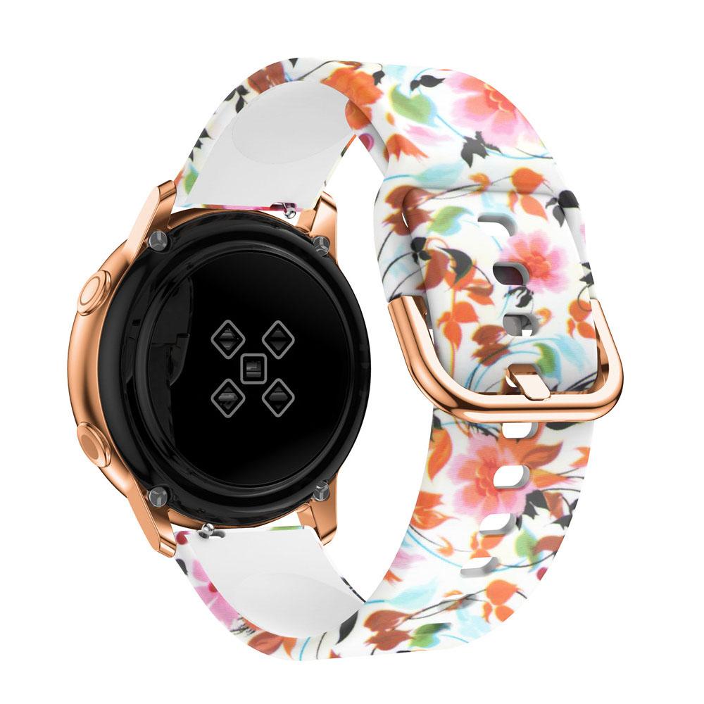 20mm Belt Printing Silicone Watchband Strap For HUAWEI WATCH GT 2 42mm Bracelet wristBand Strap for Huami Amazfit BIP Youth Lite