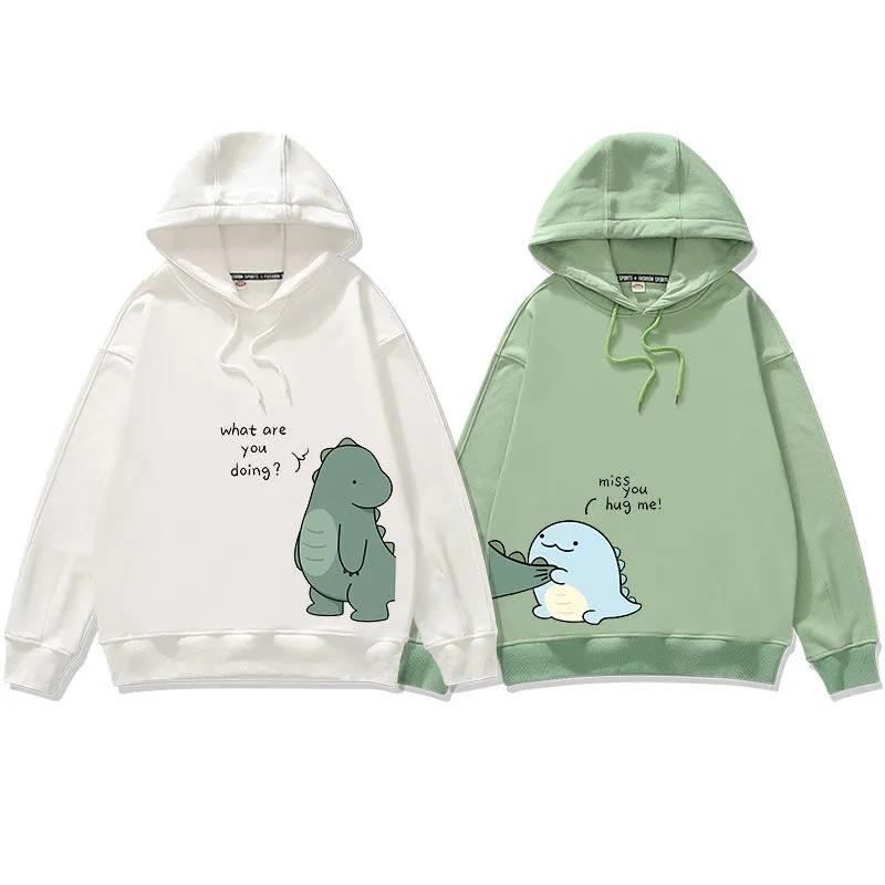 Buy Men Women Couple Outfit Autumn Little Dinosaur Cute Sweatshirt