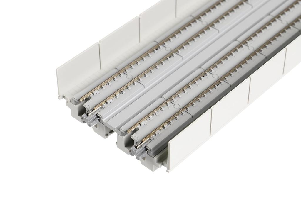 KATO N gauge double track elevated straight track 248mm 2 pieces Railway model supplies 20-401