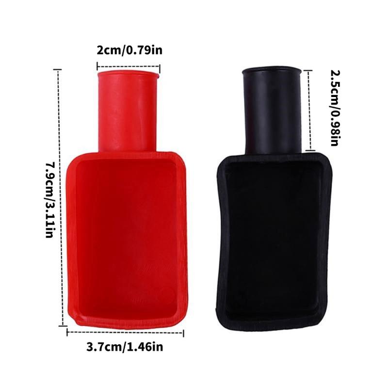 Corrosion Resistant Acid Leak Proof Silicone Terminal Protectors Cap Insulated Design for Vehicle Battery Maintenance