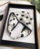 Magnetic Buckle Silk Scarf Headband Internet Celebrity New Magnetic Buckle Bracelet Small Long Women's Summer Casual Necklace Diamond Neck Band