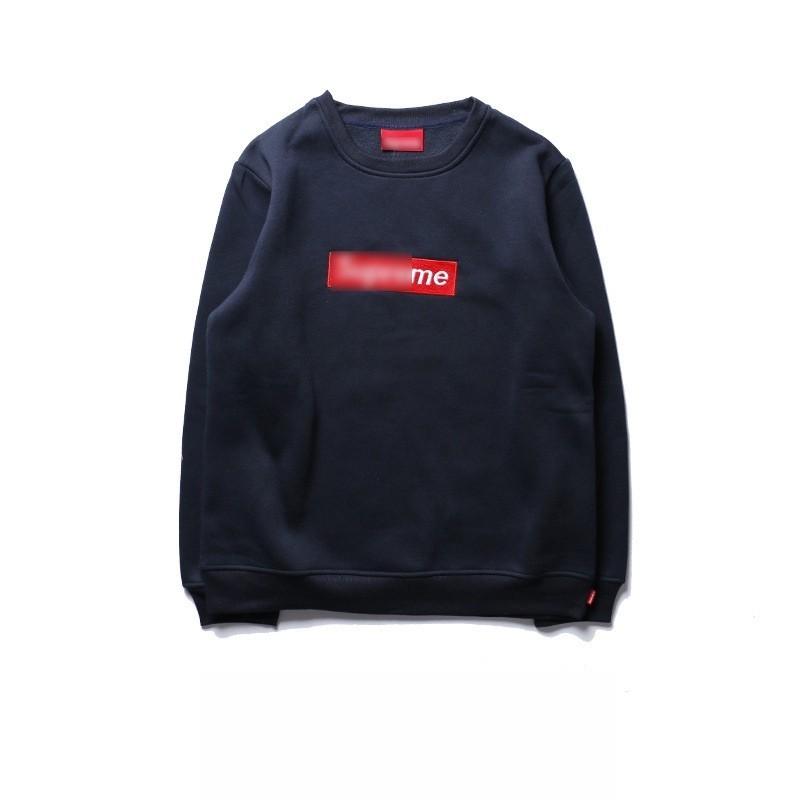 Felpa Cappotto Skateboard Supreme Uomo Donna Girocollo Giacca Maglione Pullover In Comoda Miscela di Cotone