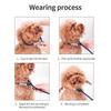 150CM Heavy Duty Braided Rope Dog Leash with Adjustable Loop Collar Dog Training Lead Leash for Small Medium Large Dogs Perros
