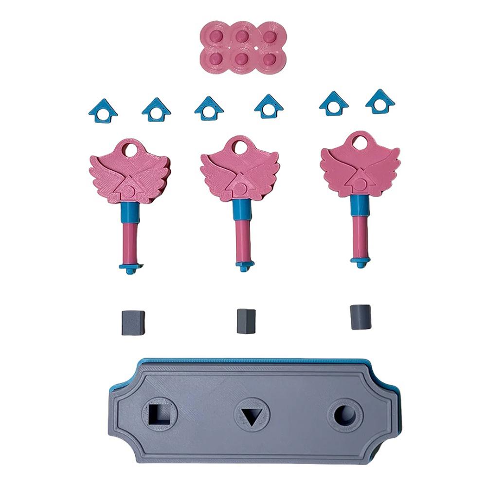 3D Printing Korean Traditional Game Props Funny Korean Folk Game Props Creative Keychain Pendant for Role-playing Look