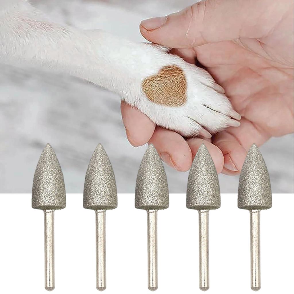 Professional Pet Nail Grinder Replacement Heads Nail Grinder Wheel Nail Trimmer Tips for Dogs and Cats Nail Grinding