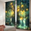 2Pcs Forest Fairy Tales Curtain Lanterns Suitable For Living Room And Bedroom Multiple -