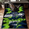 Seahawks Team Spirit Rug Game Carpet, Floor Mat for Bedroom Living Room Entryway Rug, Home Decor Idea Gift for Christmas birthday