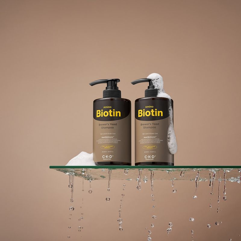 CKD Shampooing Amino Biotine Levure de Bière 500mlx2