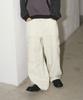 TRAVEL Stitch Pocket Carpenter Pants Ivory