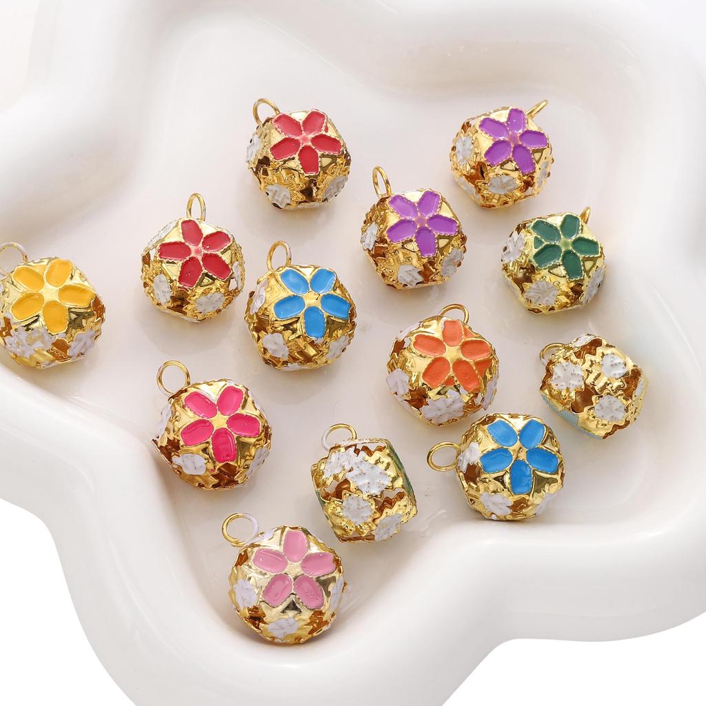 5-50Pcs Iron Colorful Bell For DIY Bracelet Necklace Keychain Accessories