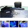 220V 3W/5W/7W 3en1 Filtre d'aquarium Filtre interne d'aquarium Pompe à eau submersible Outil de pulvérisation d'oxygène pour aquarium