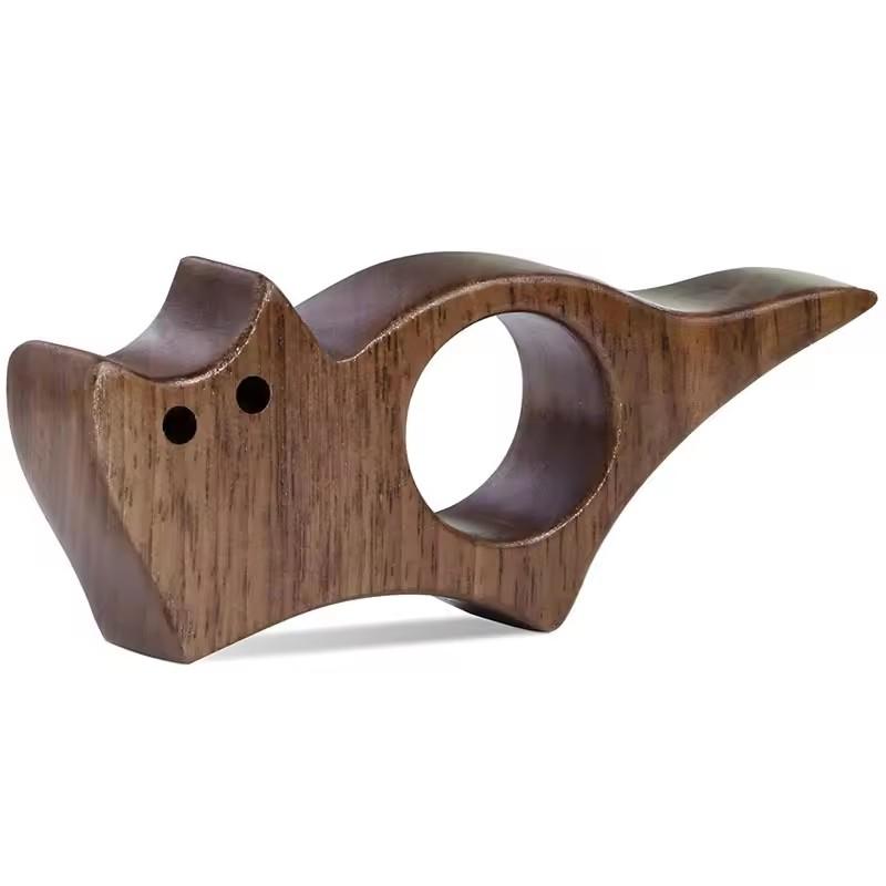 Cat Shape Wooden Book Page Holder Thumb Wood Book Holder Student Bookmarks Reading Book Accessories Back School Stationery Gifts