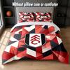 Set Biancheria da Letto Fulham Football Design 1 Copripiumino + 2 Federe Morbido Traspirante Biancheria da Letto per la Casa