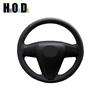 Microfiber leather For Steering Wheel Car Steering Wheel Cover For Mazda 3 Axela 2008-2013 CX-7 CX7 2010-2016 Mazda 5 2011-2013